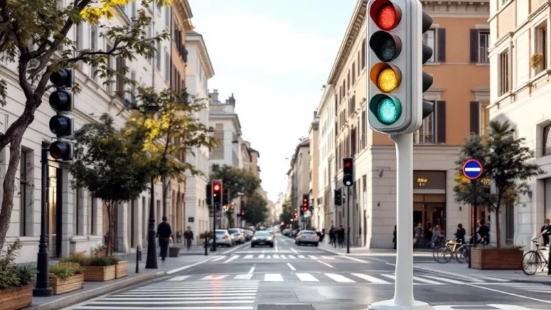 Rome prône un feu blanc inédit pour révolutionner la circulation