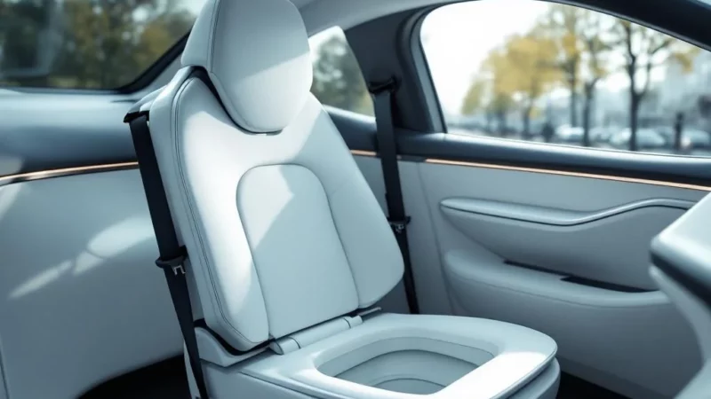 Voitures électriques chinoises : des toilettes intégrées bientôt dans vos sièges