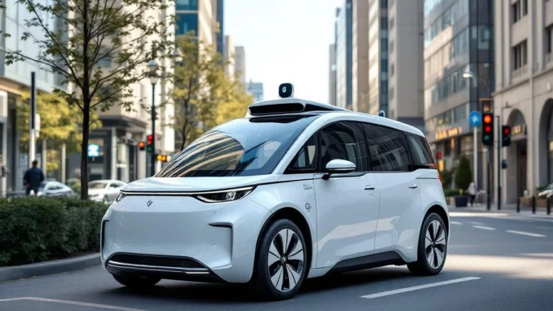 Chine lance ses premiers taxis autonomes, la révolution du transport urbain