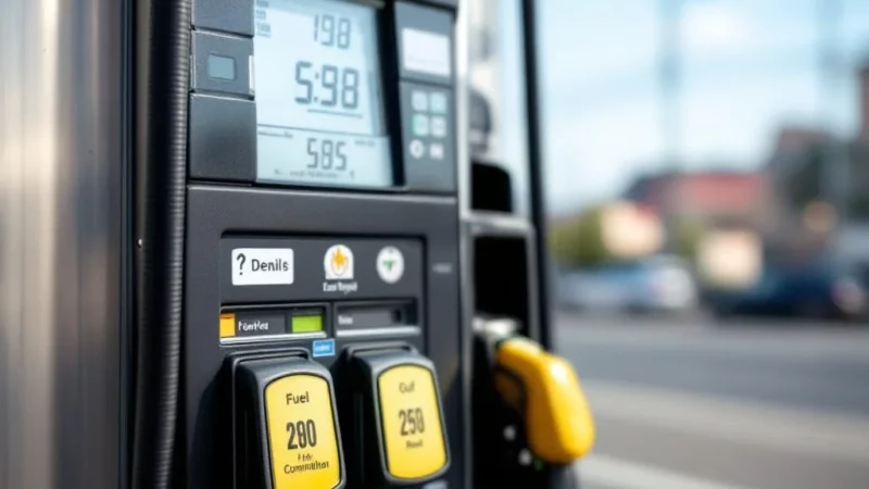 Chute spectaculaire de la consommation de carburant en avril