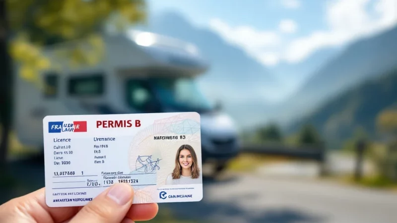 Le Permis B est-il suffisant pour votre camping-car ? Découvrez la règle essentielle