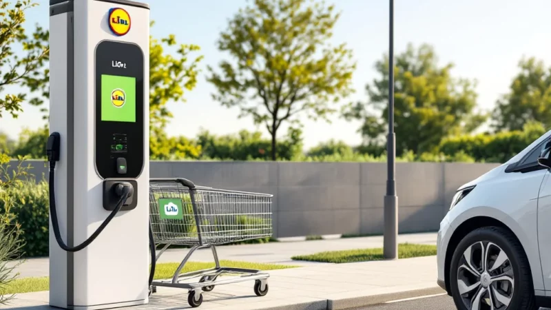 Lidl veut dominer la recharge électrique en France
