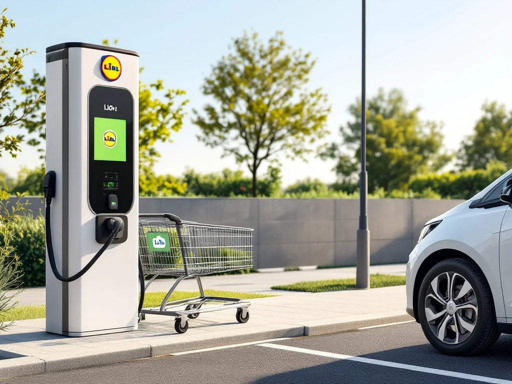 Lidl veut dominer la recharge électrique en France