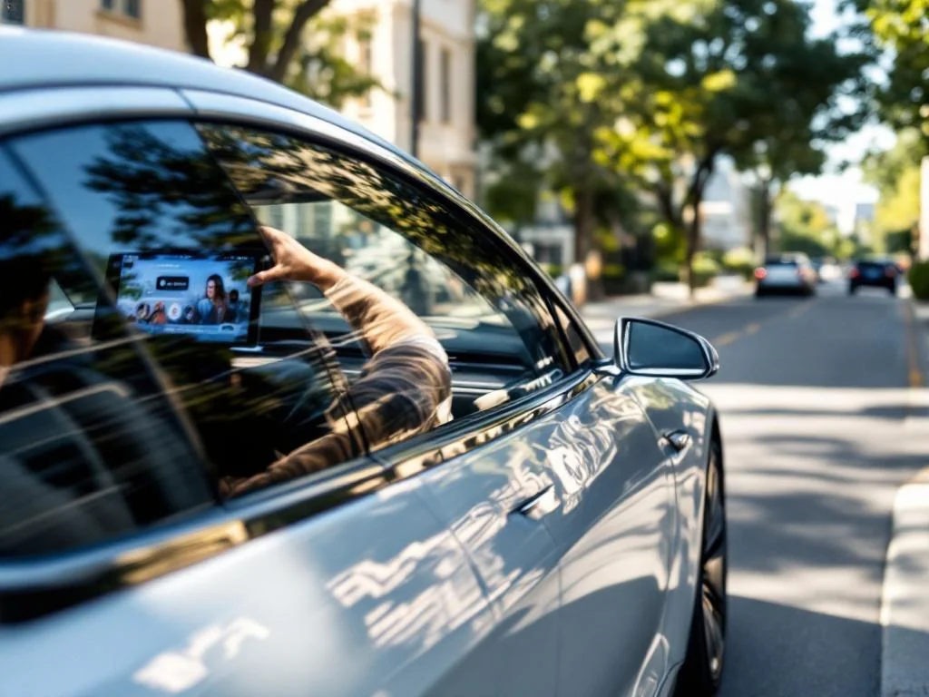 Tesla : un conducteur regardant Netflix au volant surpris par la police