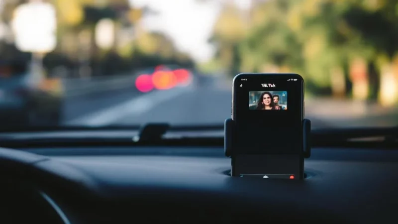 TikTok : la pratique dangereuse au volant qui fait le buzz