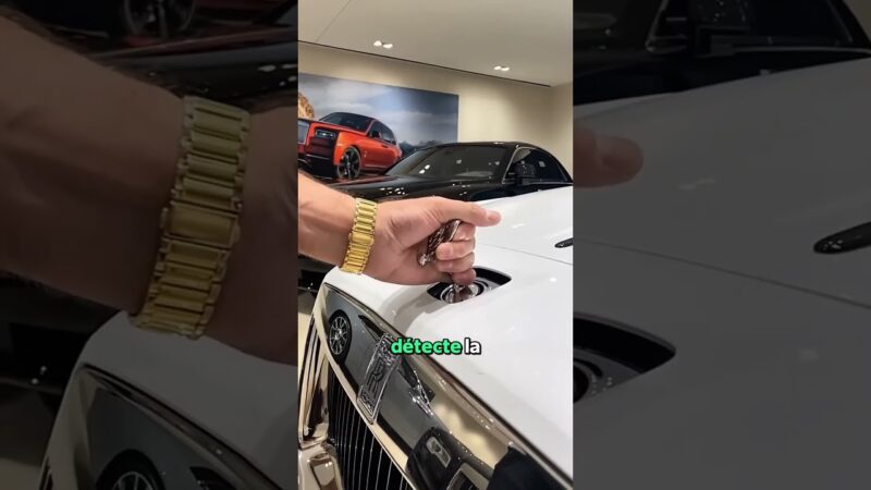 [Vidéo] La statue Rolls Royce qui disparaît au toucher