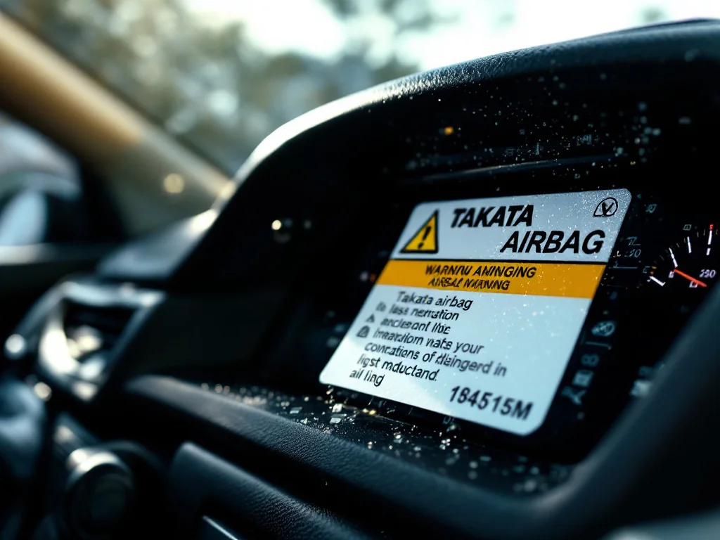 Airbags Takata : nouvelle réglementation pour retirer vite les vieux modèles dangereux