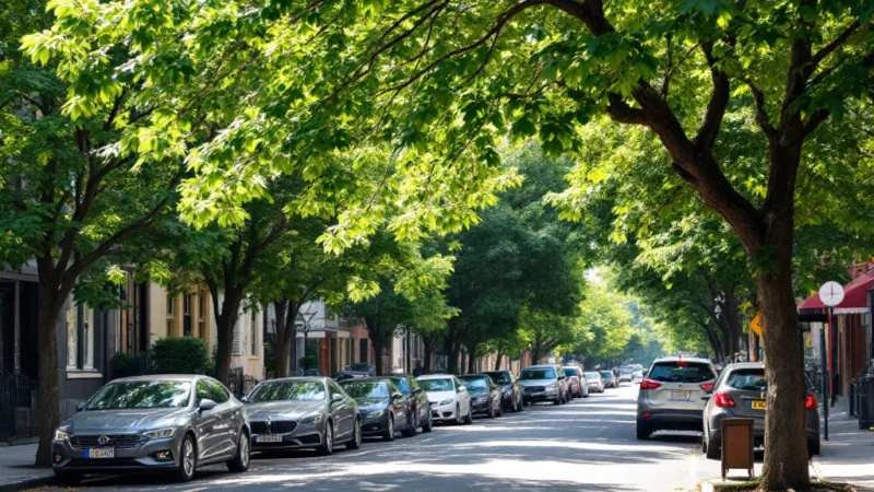 Attention aux voitures garées sous cet arbre en été!