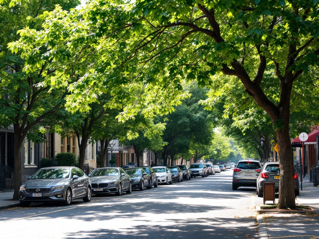 Attention aux voitures garées sous cet arbre en été!