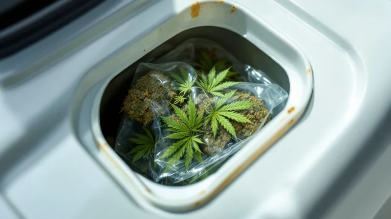 Choc à Clermont-Ferrand : une cache de cannabis découverte dans un réservoir
