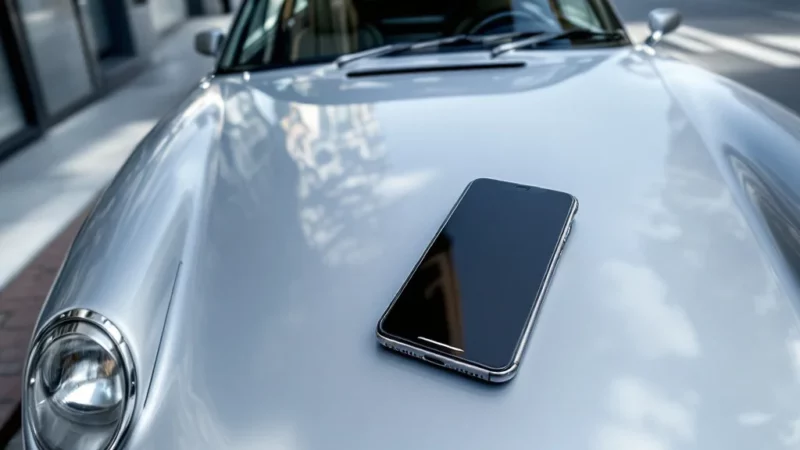 Il échange son vieux téléphone contre une Porsche