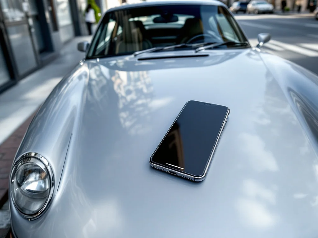 Il échange son vieux téléphone contre une Porsche