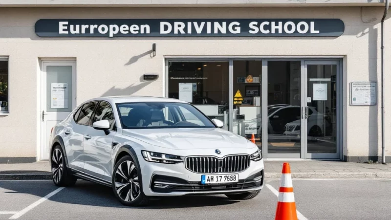 Incroyable en Espagne : un candidat arrive en voiture pour son examen de permis