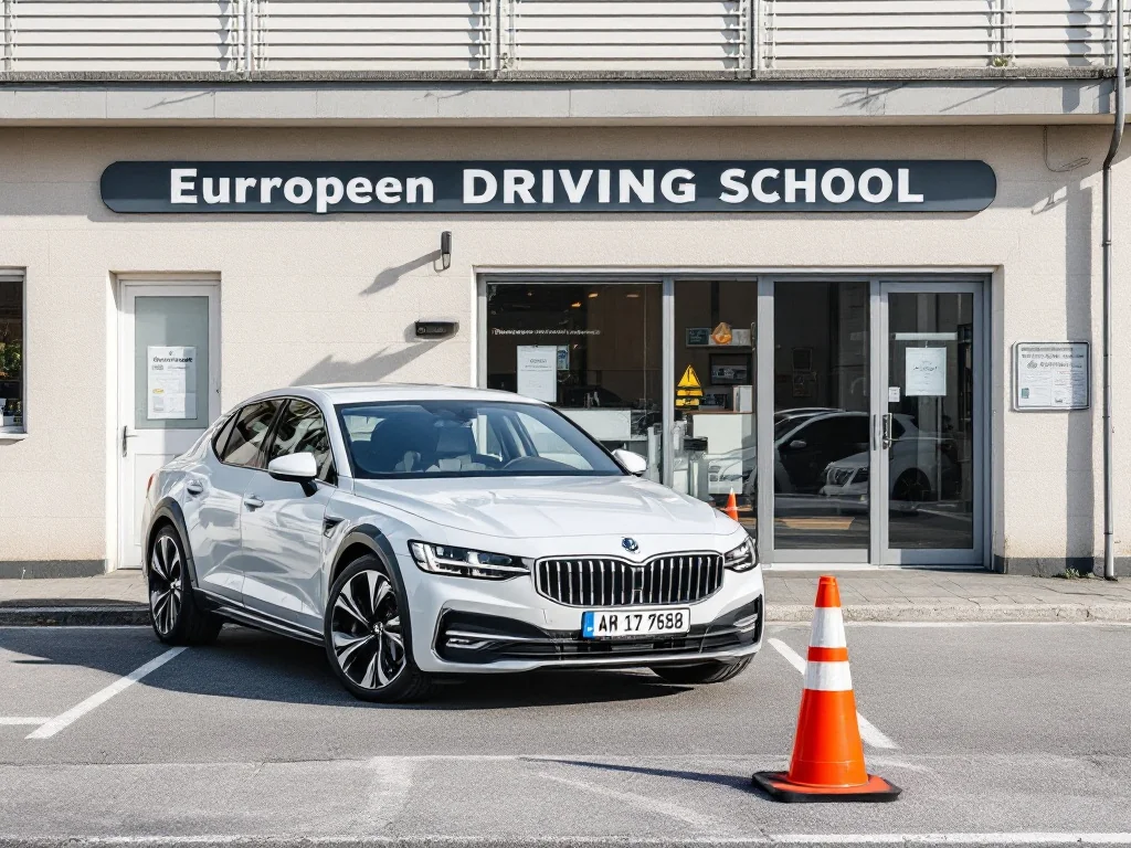 Incroyable en Espagne : un candidat arrive en voiture pour son examen de permis