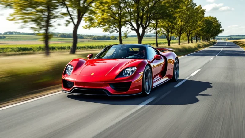 Incroyable Porsche à 175 km/h dans l’Ain la gendarmerie intervient