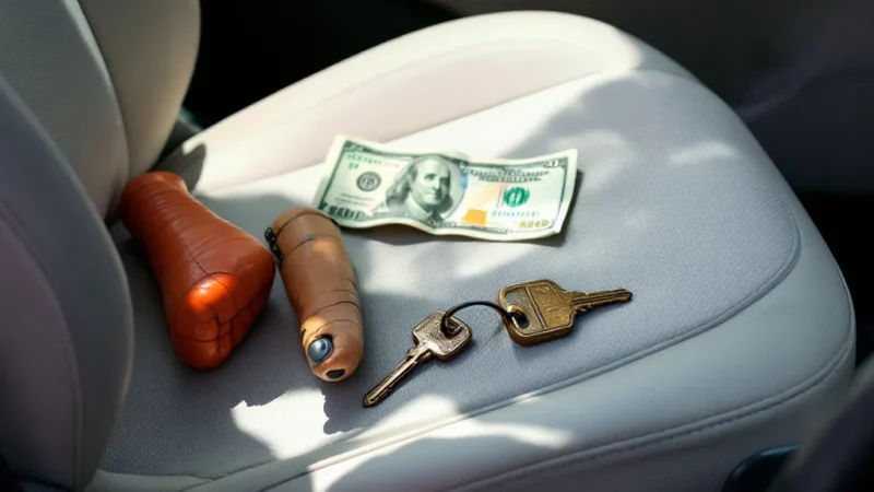 Objets insolites oubliés dans les Uber en France : une prothèse, un billet de 100 dollars et plus