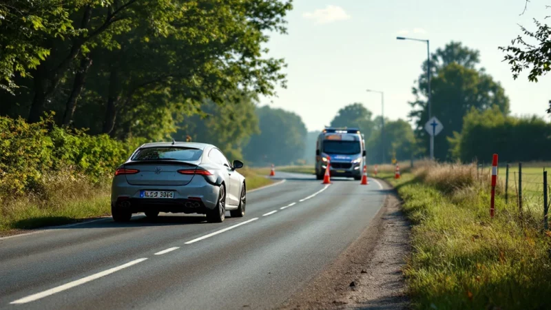Un Conducteur ivre perd le contrôle sur une départementale et insulte la police