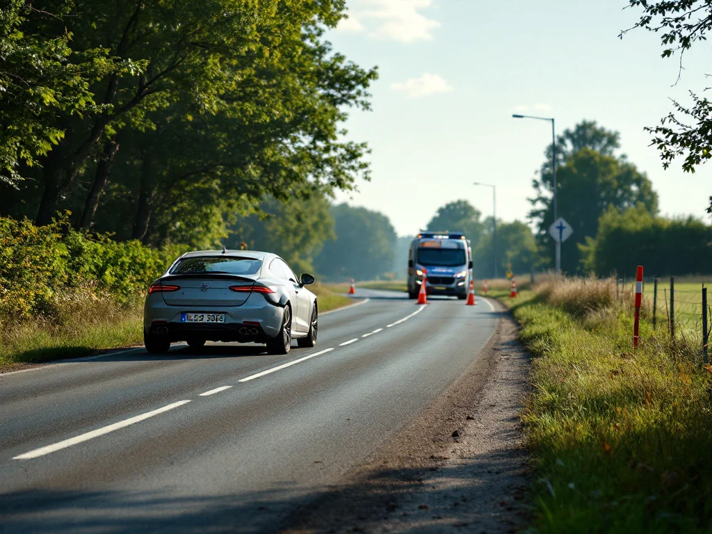 Un Conducteur ivre perd le contrôle sur une départementale et insulte la police