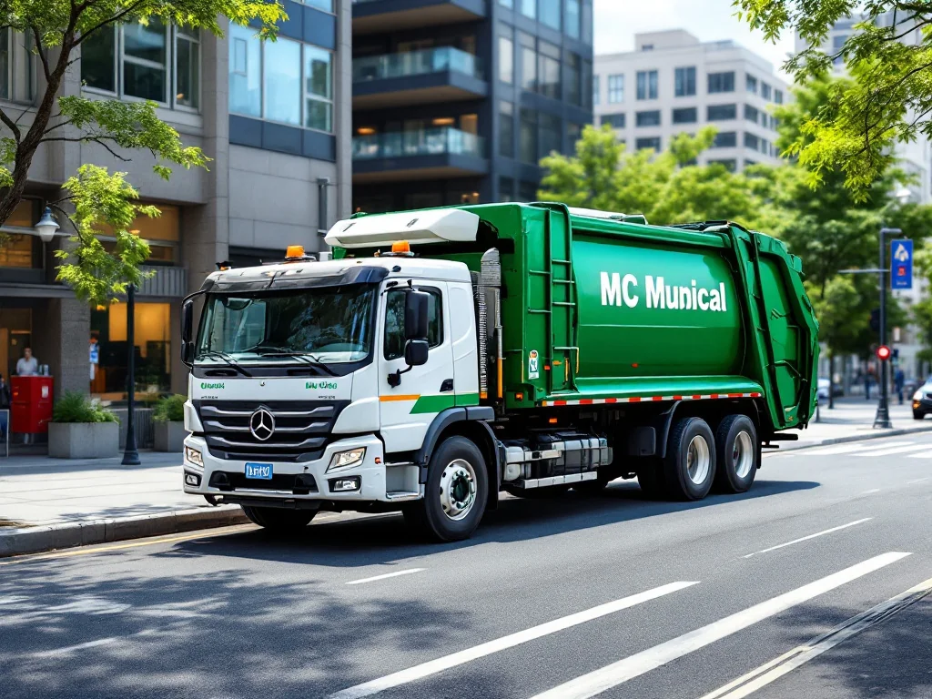 Vienne Vente aux enchères : un camion-poubelle de la mairie à saisir