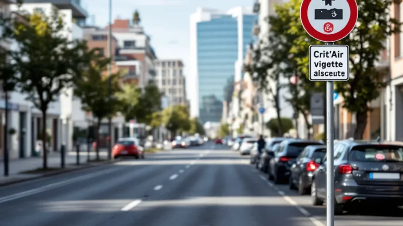 ZFE en 2026 : Circulation restreinte et vignette Crit&rsquo;Air indispensables