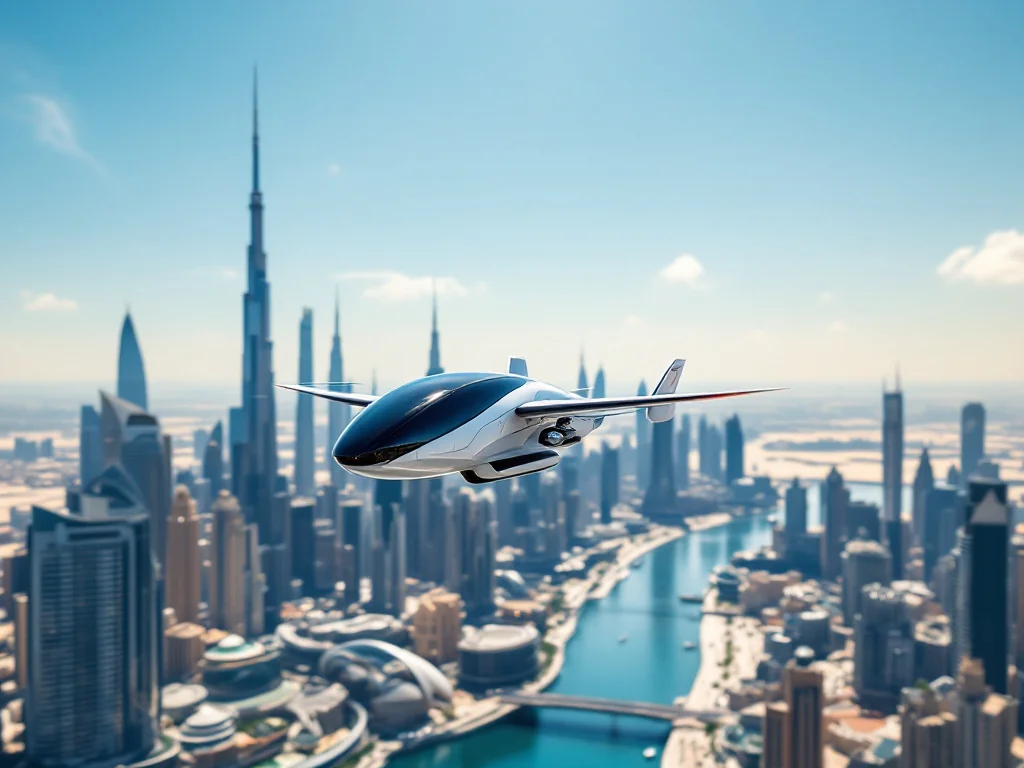 Dubaï lance les taxis volants dès 2026 une révolution urbaine