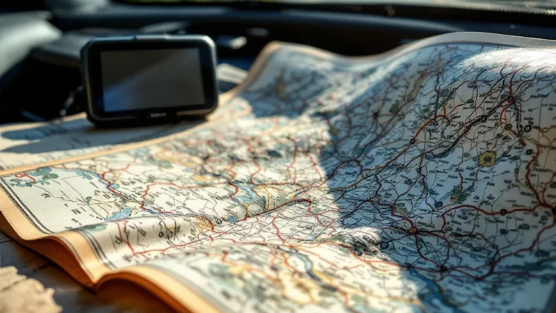 Les cartes routières résistent encore face au GPS