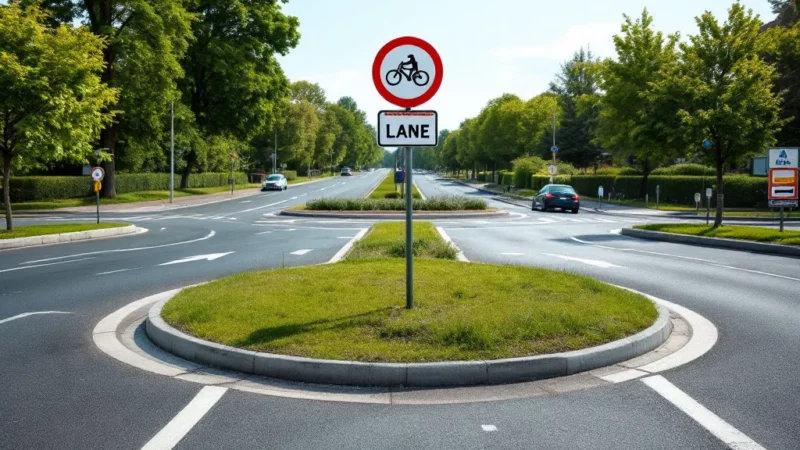 Vélos au rond-point : les règles à connaître pour éviter l’accident