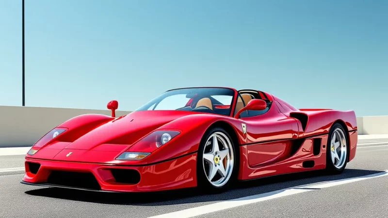 Mike Tyson met sa Ferrari F50 aux enchères à un prix record