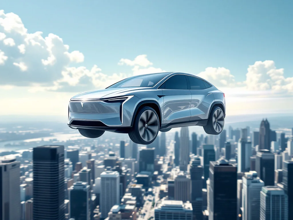 Record incroyable : un SUV électrique traverse le ciel en défiant la gravité