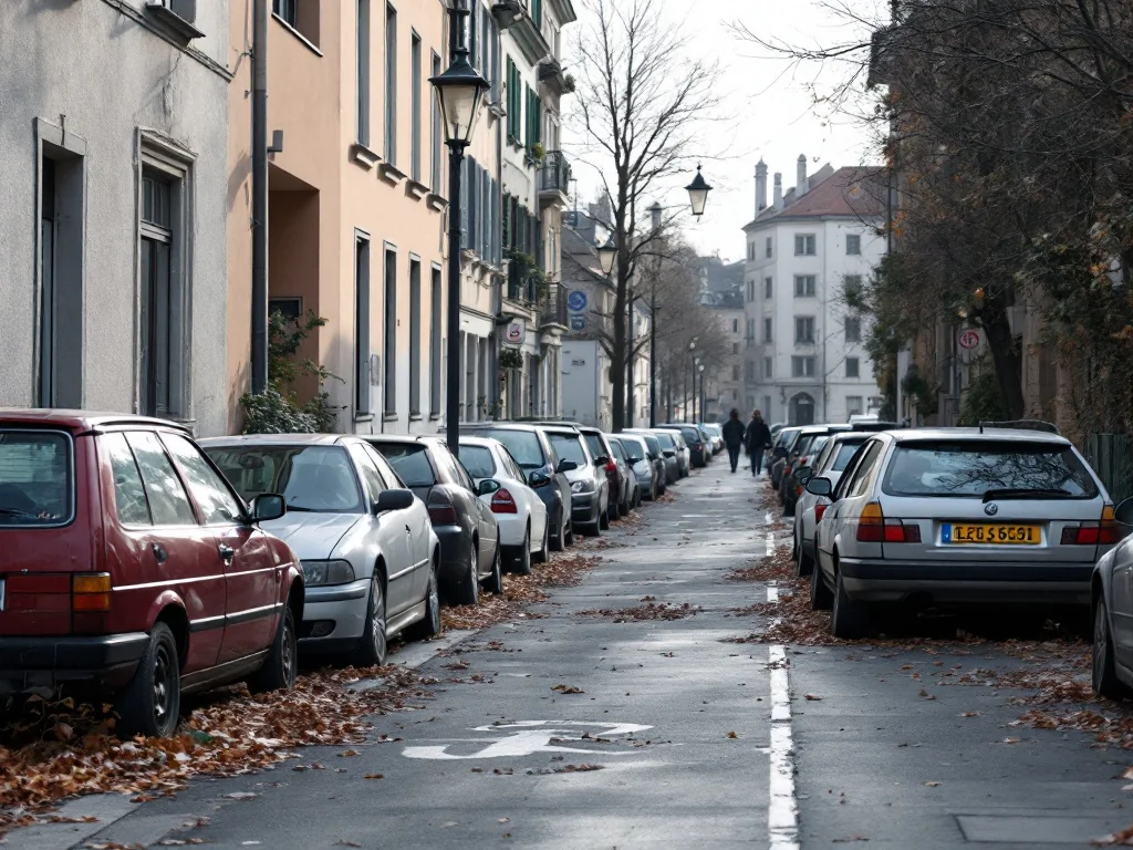 Suisse : le fléau des voitures abandonnées qui envahit les trottoirs