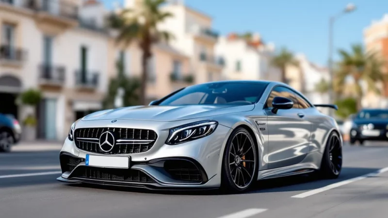 Vitesse folle à Marseille : Une Mercedes flashée à 221 km/h