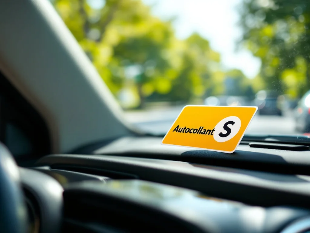 Autocollant S : la nouvelle signalétique pour protéger les conducteurs seniors
