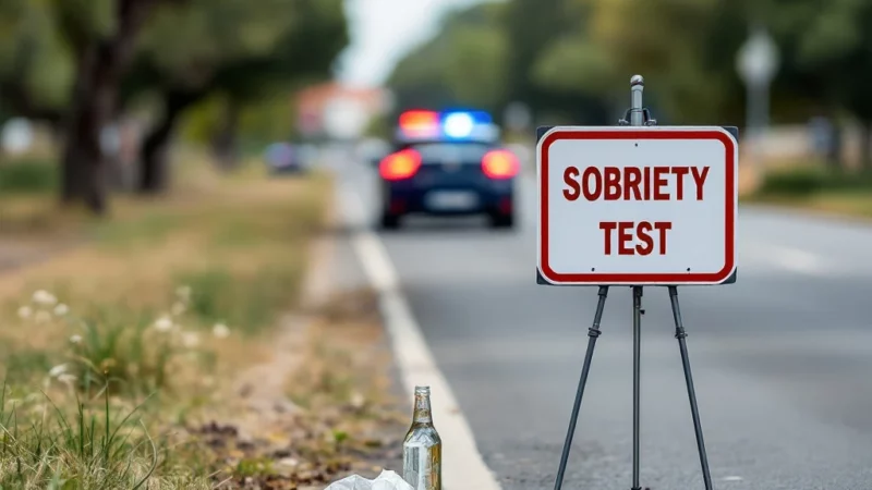 Conducteur ivre quatre fois au-dessus de la limite arrêté près de Séville