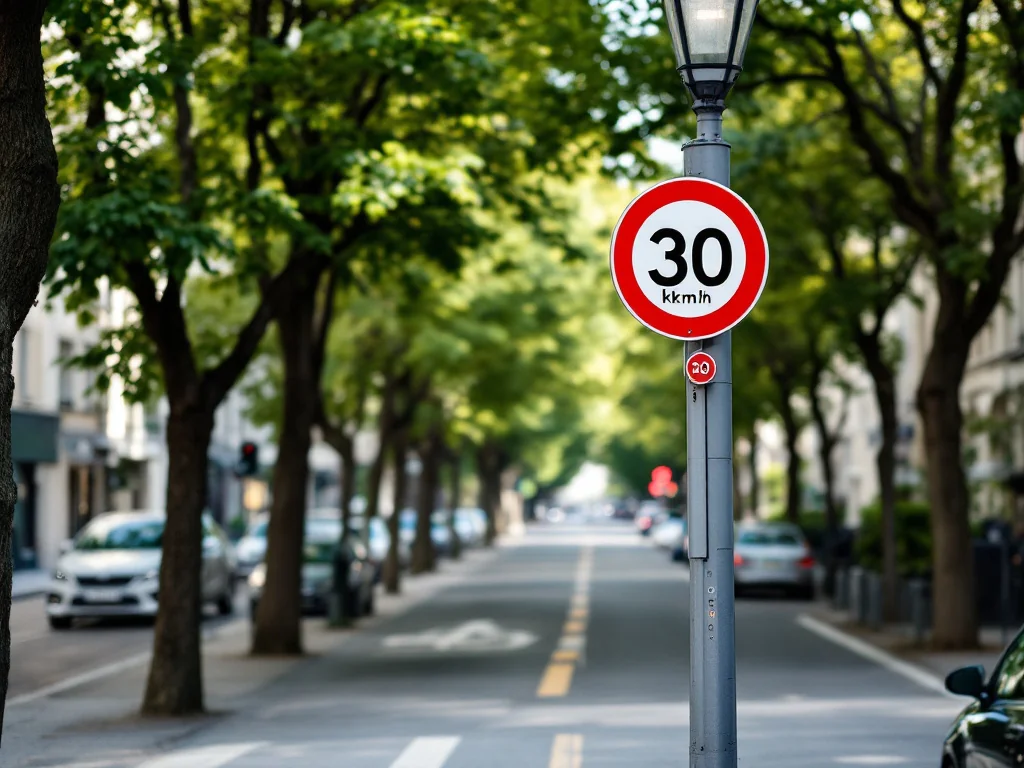 Nouveau radar discret à Paris limite la vitesse à 30 km/h