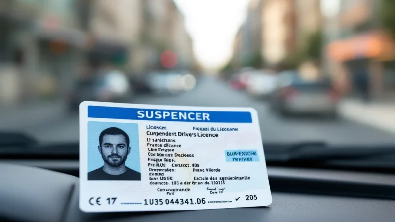 Permis suspendu même hors circulation : la nouvelle loi choc