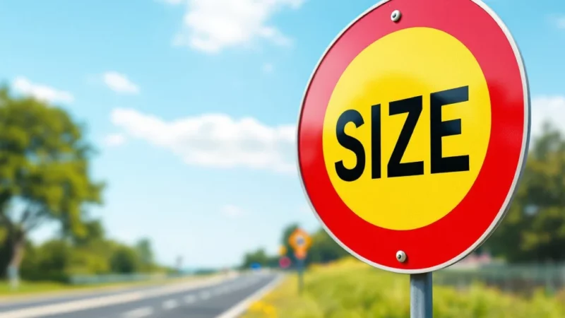 Pourquoi la taille des panneaux de signalisation peut sauver des vies