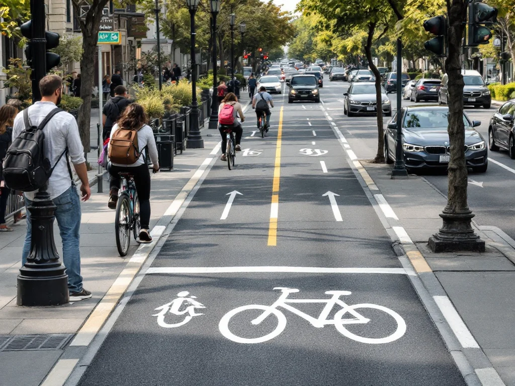 Tensions sur nos routes : cyclistes, piétons et voitures en conflit