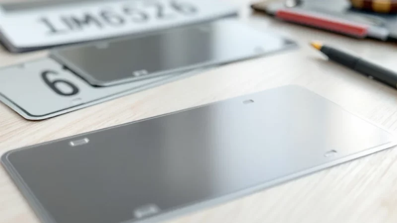850 000 plaques d&rsquo;immatriculation en vente : ce que l&rsquo;on sait vraiment