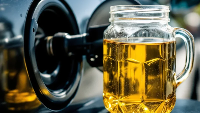 L&rsquo;huile de friture, la nouvelle astuce pour économiser face à la flambée du carburant