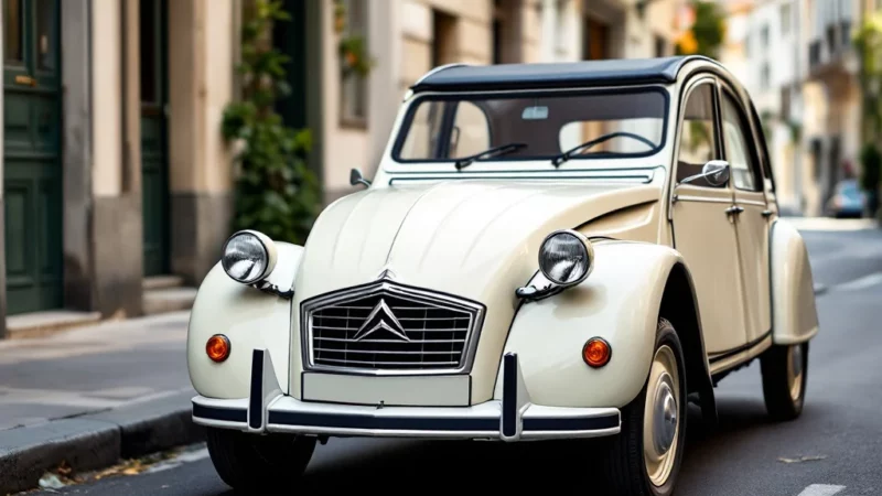 La mythique 2CV électrique revient à 15 000 € découvrez-la!