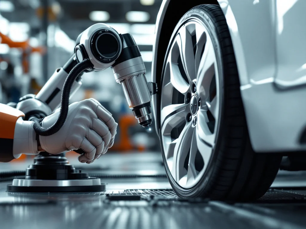 Nouveau robot Smart Bay révolutionne la réparation auto sans démonter les roues