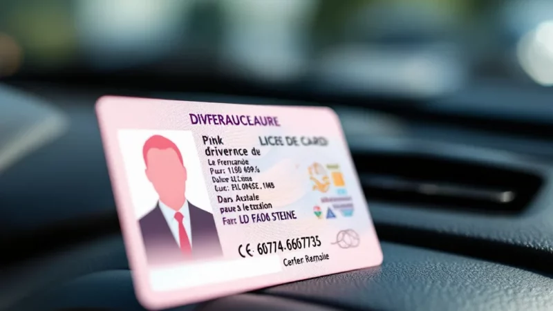 Permis de conduire rose bientôt obsolète : date limite en 2033