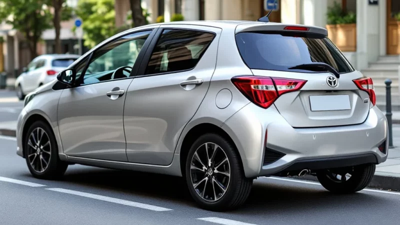 Une Toyota Yaris invisible aux caméras grâce à des autocollants IA